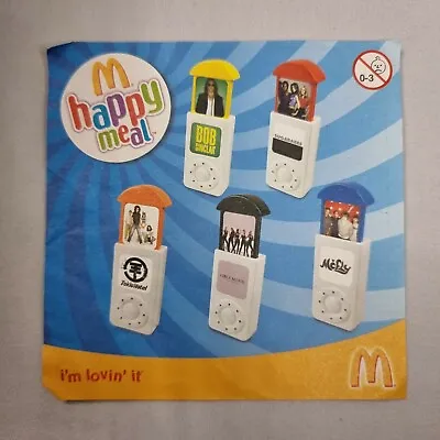2008 McDonalds Music Player Box Toy Collection - Meal Paper Insert Poster McFly • £9.99