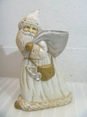 Vtg  MCF  Midwest Of Cannon Falls Cast Iron Metal Santa/Father Christmas Figure • $29.95