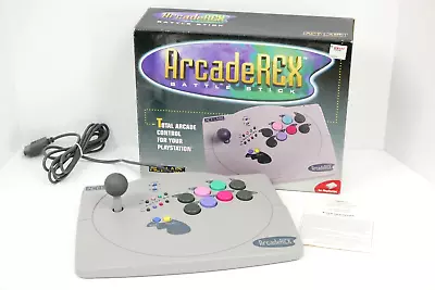 ACT Labs ArcadeREX Battle Stick For PlayStation 1 PS1 CIB *Tested And Working* • $49.99