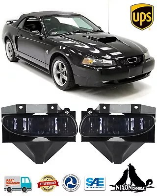 Fog Lights For 1999 2000 2001 2002 2003 2004 Ford Mustang Driving Bumper Lamps • $25.29