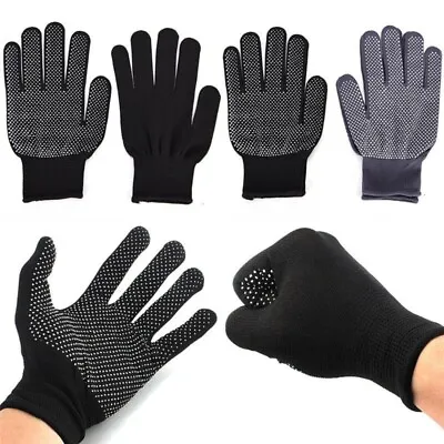 1 Pair Heat Resistant Gloves Curling Protective Heat Proof For Hair Straightener • £3.30