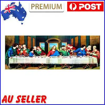 $12.21 • Buy 5D DIY Full Drill Diamond Painting The Last Supper Cross Stitch Embroidery AU