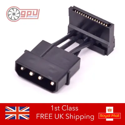 £3.95 • Buy Molex To SATA Power Cable 4 Pin IDE To Serial ATA HDD Hard Disk Adapter Mini