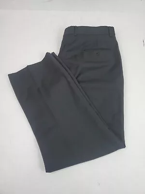 Tommy Hilfiger Black 100% Wool Soft Dress Suit Pants Slacks Tailored Men's 36x28 • $17