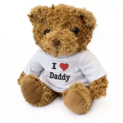 NEW - I LOVE DADDY - Teddy Bear - Cute Soft Cuddly - Gift Present Birthday Xmas • £19.95
