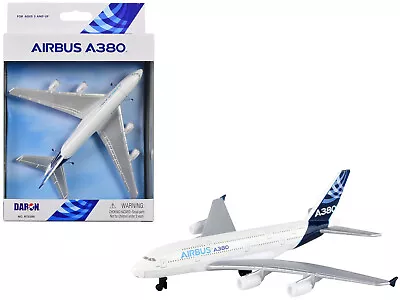 Airbus A380 Commercial Aircraft  Airbus  White With Blue Tail Diecast Model Airp • $22.73