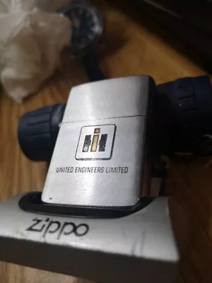 Zippo Lighter. 1961 United Engineers Ltd. Pat NO 2517191 Matching Insert. • £35