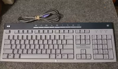 HP  # 5187-1767 (KB-0228) PS2 Type Computer Keyboard Gray/silver Used Tested • $11.95