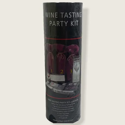 $21.99 • Buy Urban Trend WINE TASTING PARTY KIT New In Unopened Box