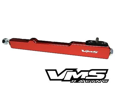 Vms Racing B16 B17 B18 B20 Honda Acura Cnc High Flow Fuel Rail Kit - Red • $59.99