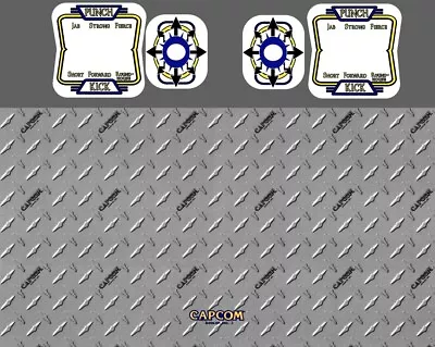 $45 • Buy Marvel Vs Capcom 2 Mvc2 Arcade CPO And Button Joystick Label Stickers Decals