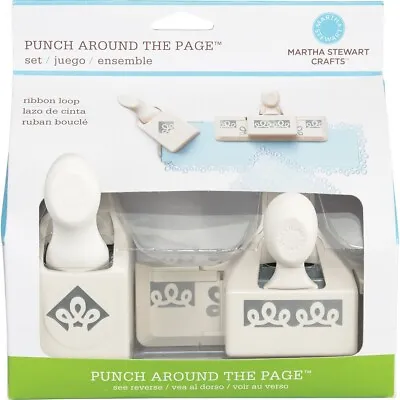 Martha Stewart Crafts “Ribbon Loop” Punch Around The Page Scrapbooking Boxed Set • $28