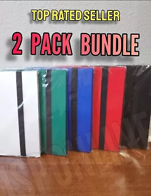 (2) PACK 360 Card Pocket Binder | Elastic 9 Pocket Trading Cards Album Folder • $19.88