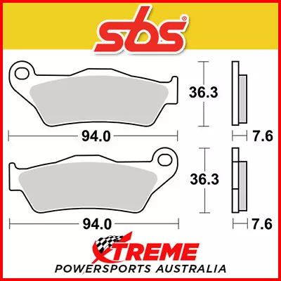 SBS Sintered Front Brake Pads For Maico 500 MX/Adventure 1999 • $59.95