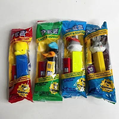 Vintage Pez Dispenser Looney Tunes Bugs Bunny Tweety Daffy Duck Sealed • $16