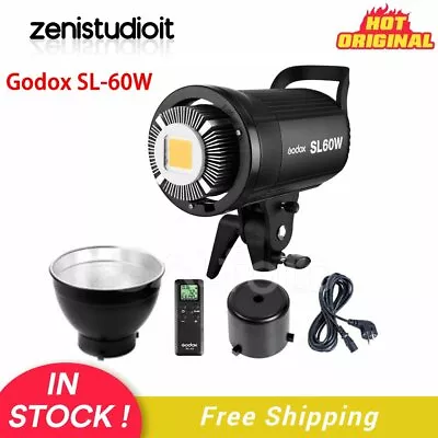 US Godox SL-60W 5600K Studio LED Video Continuous Light Bowens+Remote Control • $125.10