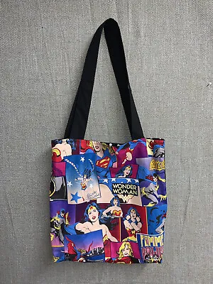 Wonder Woman Tote Bag Big Purse Shoulder Bag Beach Bag School Superhero Marvel • $32.90