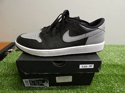 Nike Mens Air Jordan 1 Low G Golf Shoes 13 Black/Grey New  • $149.99