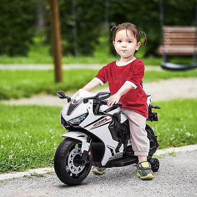 £84.99 • Buy Honda Licensed 6V Kids Electric Motorbike Ride On Car For 3-5 Years White