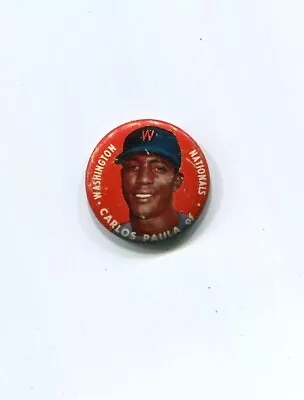 1956 Topps Pin ~  Carlos Paula ~ Outfielder ~ Washington Nationals • $3