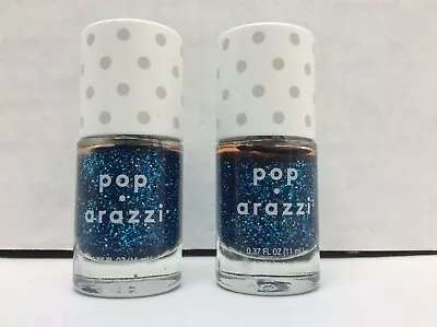 $6.99 • Buy Poparazzi Peacock Microglitter Nail Polish 0.37fl Oz, 2 Bottles, Free Shipping 