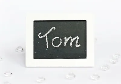 Wedding / Party Chalkboard Table Place Names (pack Of 5) • £2.99