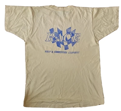 £7.99 • Buy Vintage RACE T-Shirt, Rally Equipment