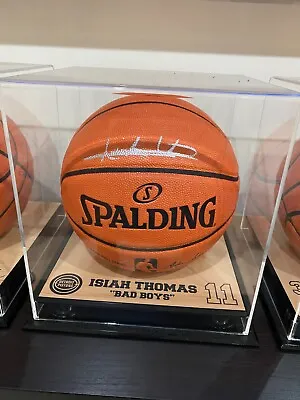 $475 • Buy Isiah Thomas Signed Basketball And Case - Fanatics COA