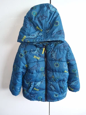 £2 • Buy 18-24 Months Dinosaur Print Padded Coat