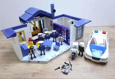 Playmobil POLICE STATION Breakout Jail CAR MOTORBIKE Lots FIGURES & EXTRAS • £34.99