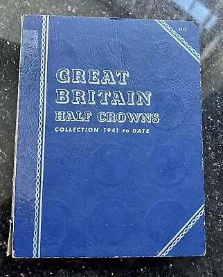 Whitman Half Crown Collection 1941-1967 Full Coin Set Complete Half-Crown Silver • £55
