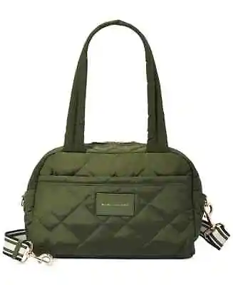 Marc Jacobs Quilted Nylon Small Weekender Travel Bag Dark Green New JL02306068 • $109.95