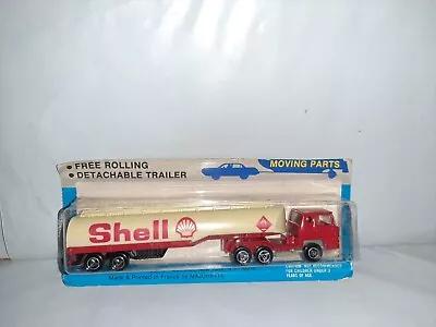 Vtg 1970s Majorette 1/100 Bernard Shell Gas/Oil Tanker Truck Made In France • $58.88