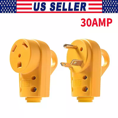 125V 30 Amp RV Heavy Duty Replacement Male/Female Plug With Ergonomic Handle • $9.99