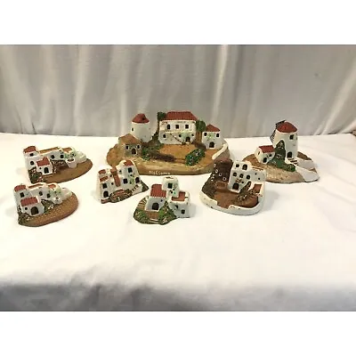 Vintage Spanish Adobe Miniature House Village Set Mallorca Spain Small Terracot • $160