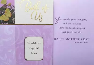 FROM BOTH OF US  Special Mom With A Beautiful Spirit  MOTHER'S DAY CARD • $4.95