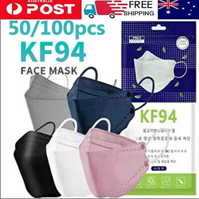 10-50 KF94 Unisex Mask Protective Cover 4 Layer Mask Adult Mouth Face Cover Mask • $15.07
