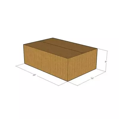 24x16x8 New Corrugated Boxes For Moving Or Shipping Needs - 32 ECT • $30.93