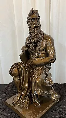 Moses With Horns Statue Replica Of Michaelangelo Sculpture VTG 1968 Austin Prod • $45