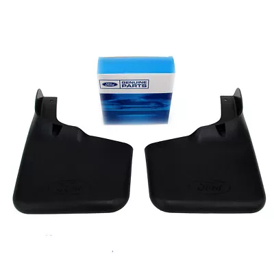 2004-2014 Ford F-150 Styleside Rear Splash Guards Mud Flaps Molded Black OEM NEW • $59.93