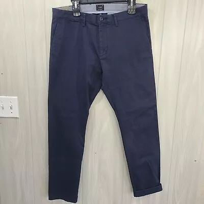 J Crew 484 Slim Stretch Cuffed Pants Blue Size 33x30 NWT • $13.34