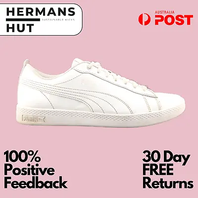 $49.95 • Buy PUMA Smash V2 White Women's Athletic Casual Shoes - Size US 10