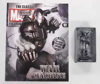 Eaglemoss Classic Marvel Collection War Machine Lead Figurine & Magazine #101 • $29.99