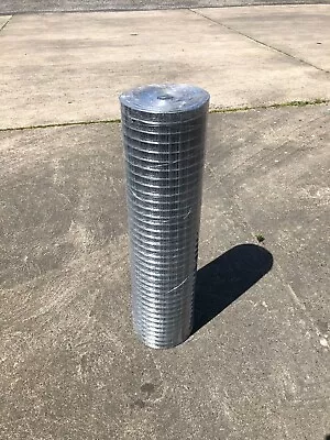 £129.99 • Buy 30m X 90cm 16g & 19g Welded Chicken Wire Mesh Aviary 16 Or 19 Gauge Galvanised.
