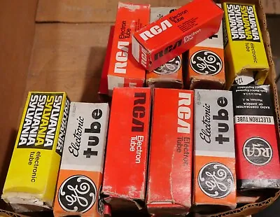 $24.88 • Buy Lot Of 31 Vacuum Tubes. New NOS Untested Tubes. Boxes Are In Poor Shape. RCA GE