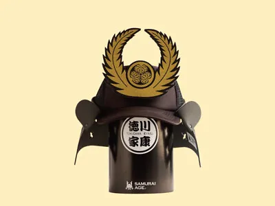 Samurai Armor Cap Lite Ieyasu Tokugawa Kabuto Helmet Sengoku Cosplay • $98.85