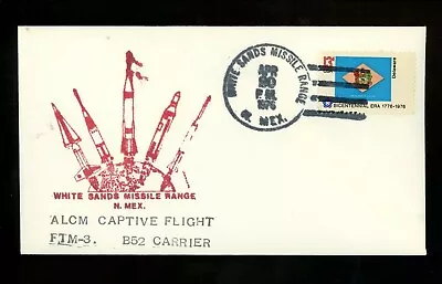 US Space Cover Rocket ALCM FTM-3 Launch White Sands Missile Range NM 4/20/1976 • $4.99