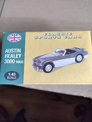 Atlas Austin Healey 3000 Mk3 Classic British Sports Car  Scale 1/43. • £0.99