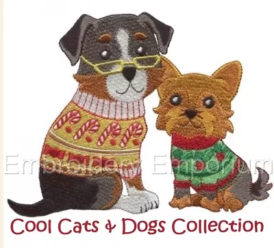 £11.95 • Buy Cool Cats & Dogs Collection - Machine Embroidery Designs On Cd Or Usb