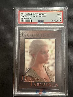 2012 Rittenhouse Game Of Thrones Season 1 #66 DAENERYS TARGARYEN Rookie PSA 9 • $74.99